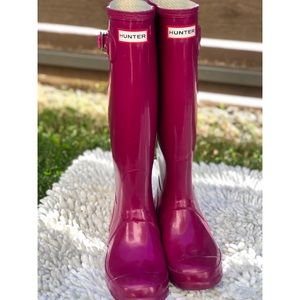 💕Pink hunter boots💕 ON SALE